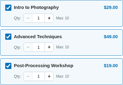 Multi-Select Selected