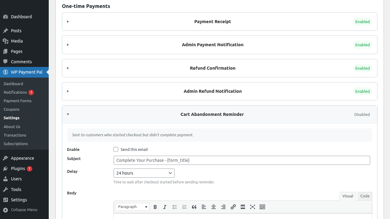 Cart abandonment delay highlighted
